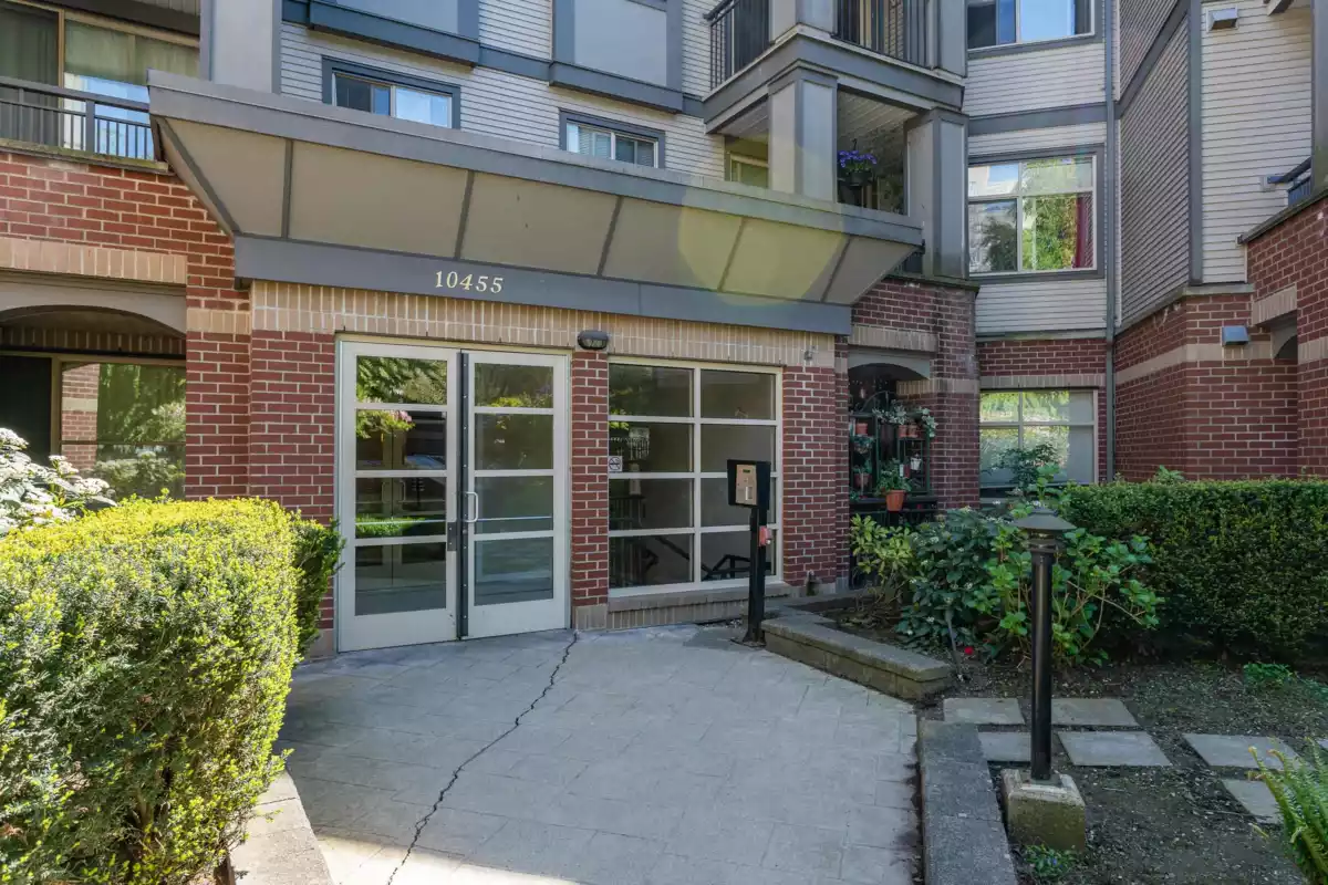 Exterior Front Photo of 402 10455 University Drive, Surrey, BC