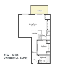 402 10455 University Drive, Surrey, BC, Surrey — Apartment/Condo for sale