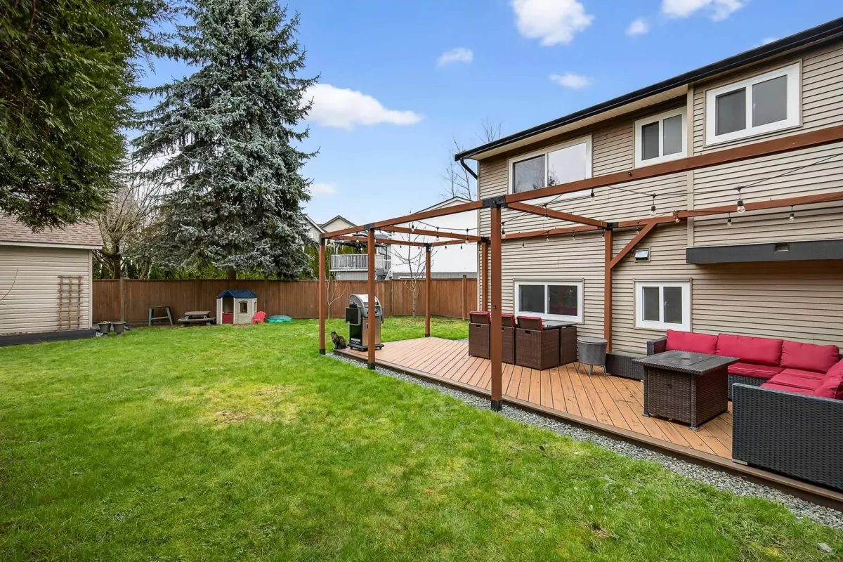 Aerial View of 5879 184b Street, Surrey, BC