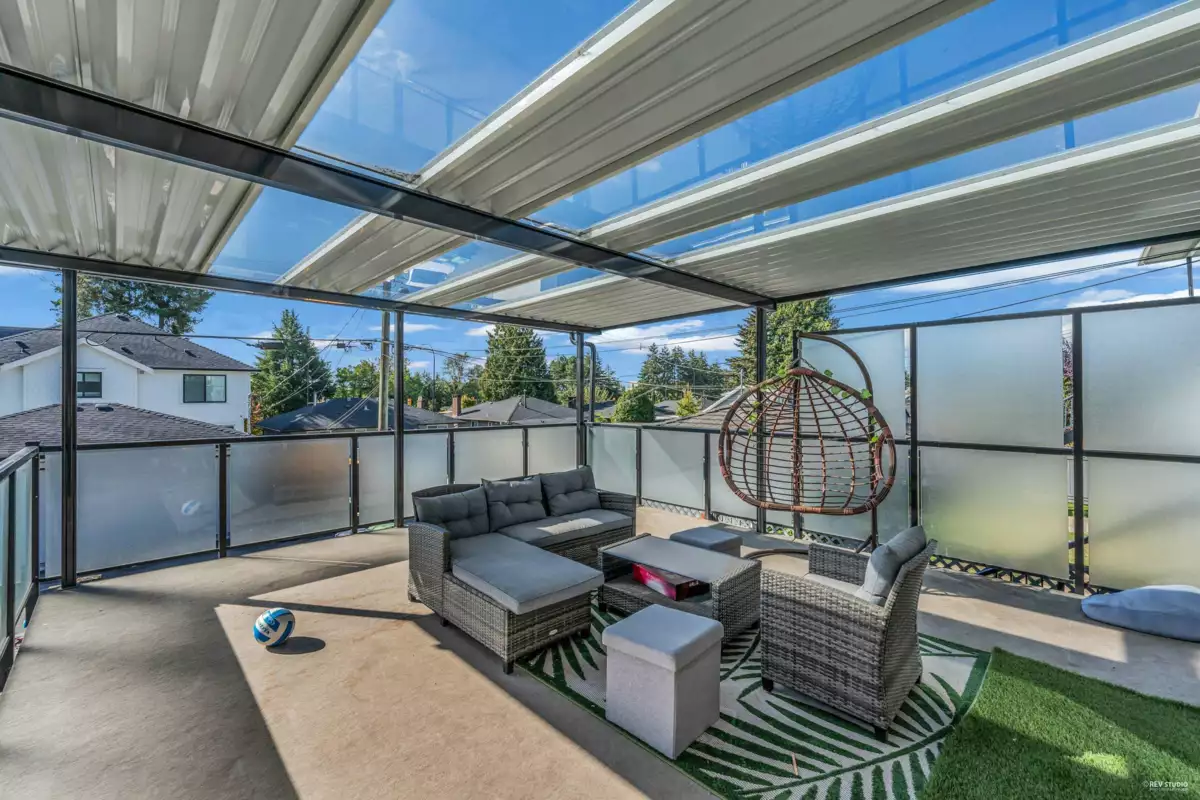 Backyard Photo of 8025 Borden Street, Vancouver, BC