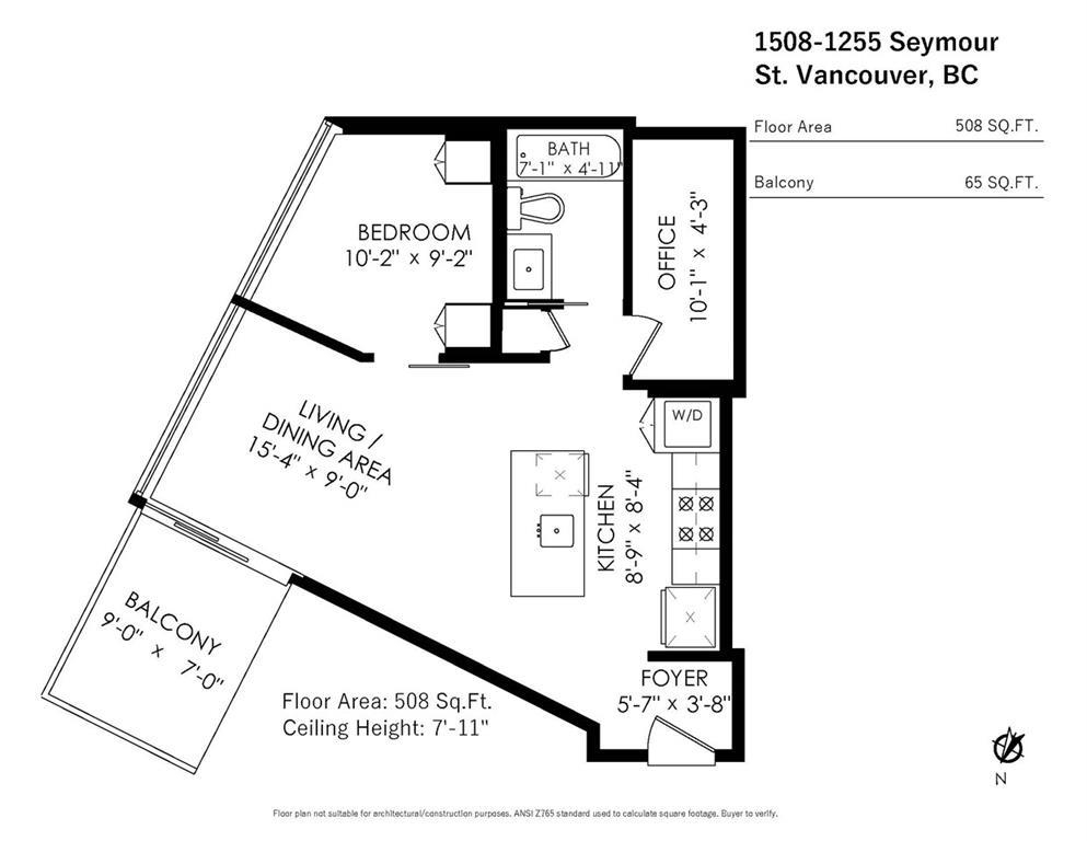 Staircase Photo of 1508 1255 Seymour Street, Vancouver, BC