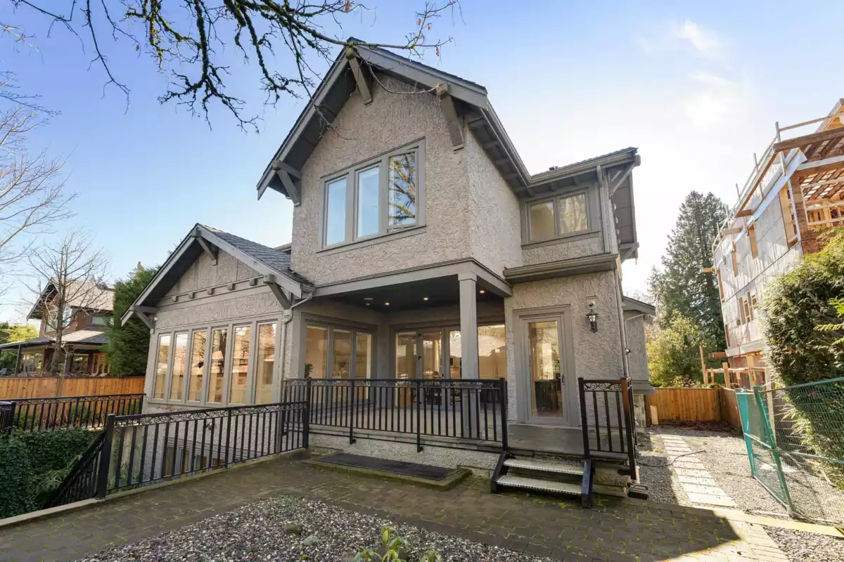 Aerial View of 3981 W 35th Avenue, Vancouver, BC