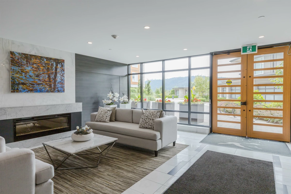 Living Room Photo of 104 3825 Cates Landing Way, North Vancouver, BC