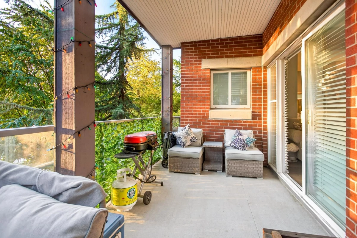 Backyard Photo of 209 2488 Kelly Avenue, Port Coquitlam, BC