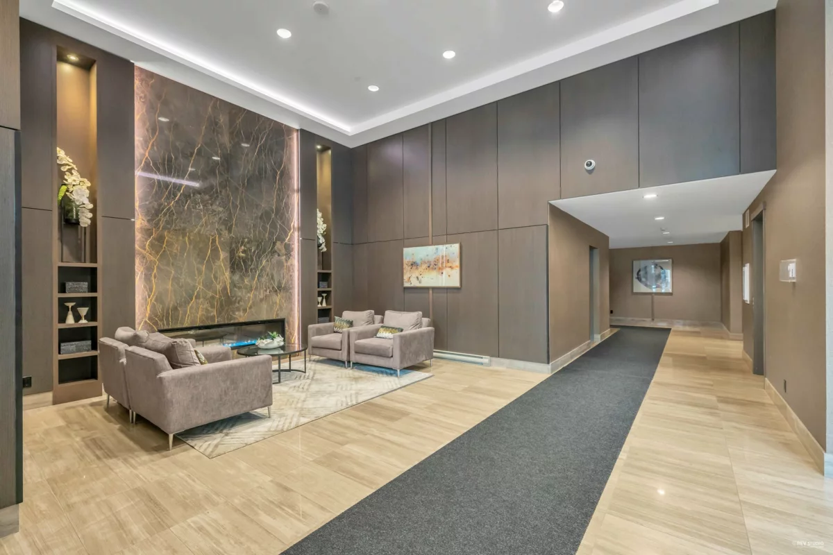 Exterior Rear Photo of 2404 3096 Windsor Gate, Coquitlam, BC