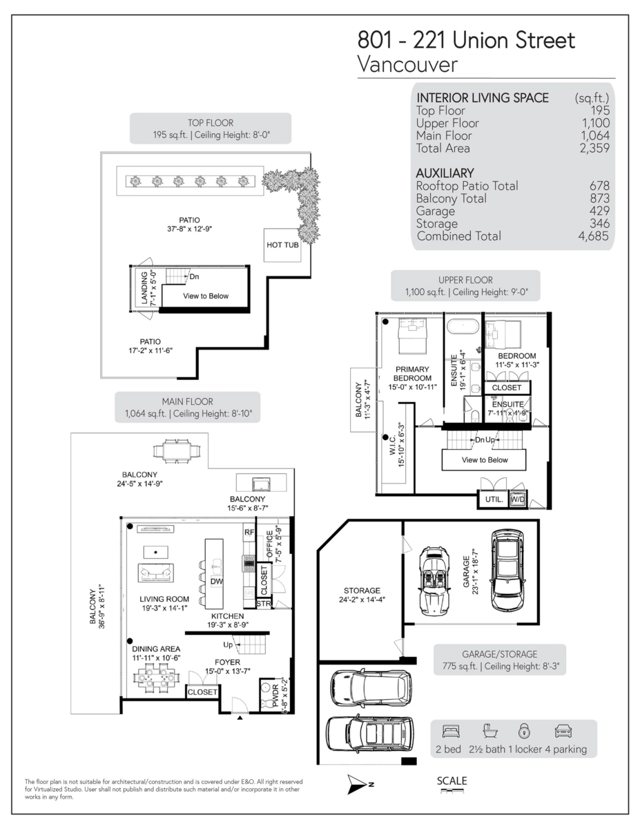 Community Amenities Photo (Clubhouse) of 801 221 Union Street, Vancouver, BC