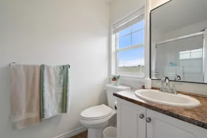 Powder Room Photo of 28 6498 Southdowne Place, Chilliwack, BC