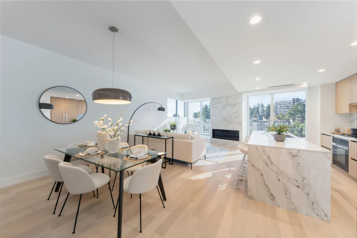 Living Room Photo of 201 1475 Foster Street, Surrey, BC