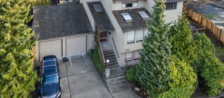 Aerial View of 5600 Grousewoods Place, North Vancouver, BC