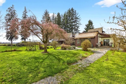 Aerial View of 17515 Ford Road Detour, Pitt Meadows, BC