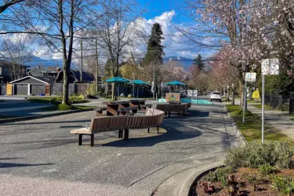 Outdoor Kitchen Photo of 302 2215 Mcgill Street, Vancouver, BC