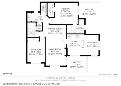 Outdoor Deck Photo of 416 2678 Dixon Street, Port Coquitlam, BC