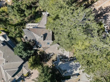 Aerial View of 6011 Eagleridge Drive, West Vancouver, BC
