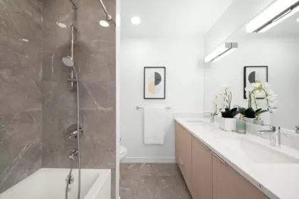 Guest Bathroom Photo of 14 7780 Bridge Street, Richmond, BC