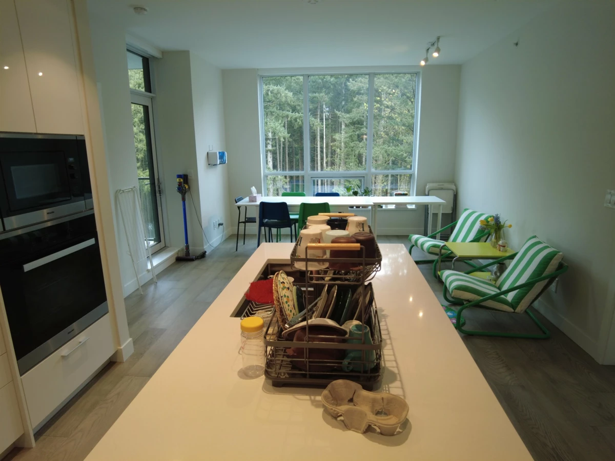Living Room Photo of 1105 5608 Berton Avenue, Vancouver, BC