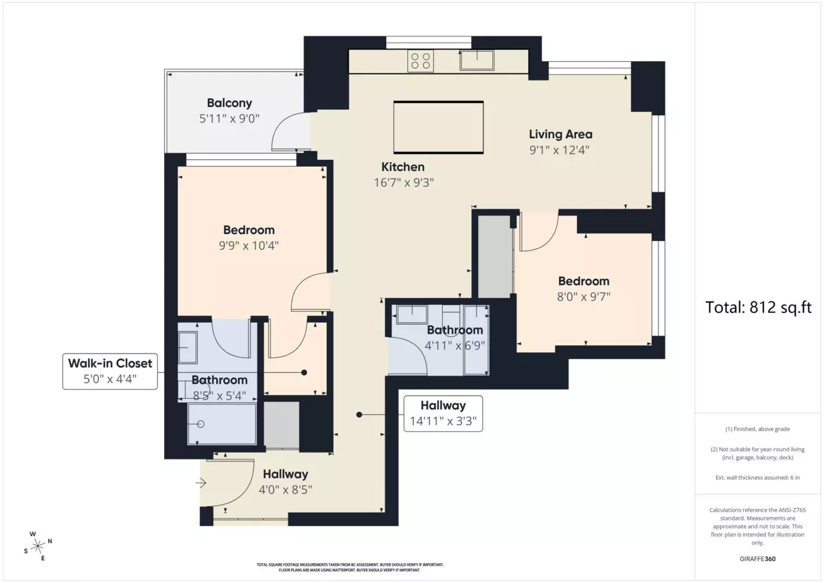 Family Room Photo of 2304 13745 George Juncton, Surrey, BC