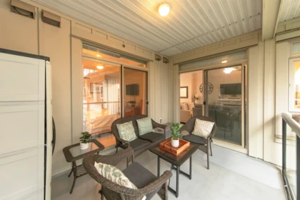 Basement Recreation Room Photo of 408 100 Capilano Road, Port Moody, BC