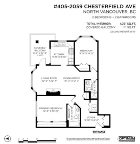 405 2059 Chesterfield Avenue, North Vancouver, BC, North Vancouver — Apartment/Condo for sale