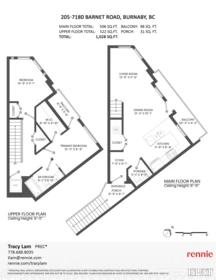 Staircase Photo of 205 7180 Barnet Road, Burnaby, BC