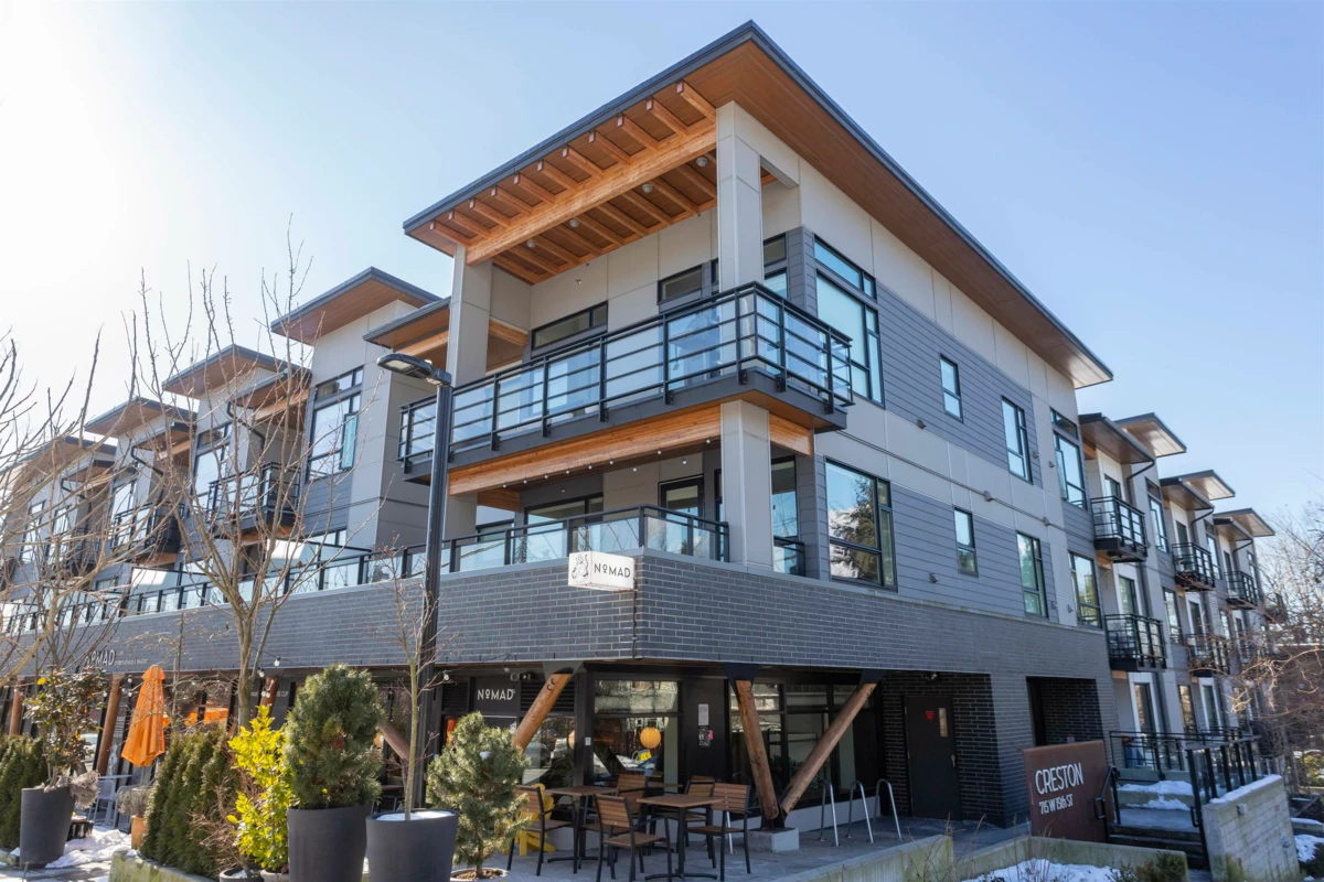Exterior Rear Photo of 204 715 W 15th Street, North Vancouver, BC