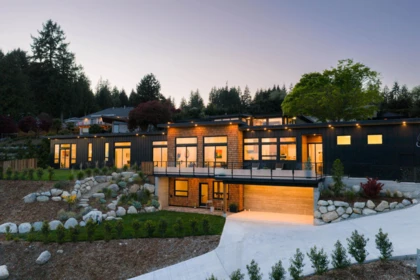 Aerial View of 980 Gower Point Road, Gibsons, BC