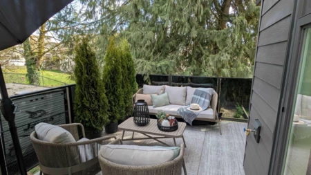Backyard Photo of 4 339 Keary Street, New Westminster, BC