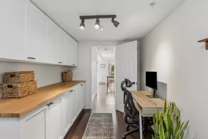 Aerial View of 3 222 E 5th Street, North Vancouver, BC