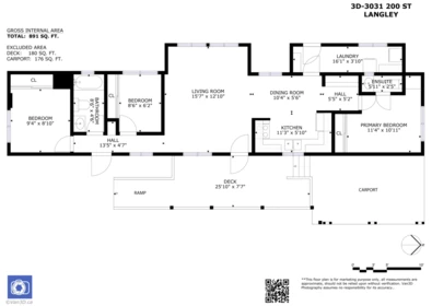 Garage Interior Photo of 3D 3031 200 Street, Langley, BC