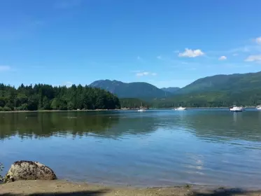 Exterior Rear Photo of 5830 Marine Way, Sechelt, BC
