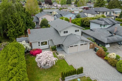 Aerial View of 10711 Argentia Drive, Richmond, BC