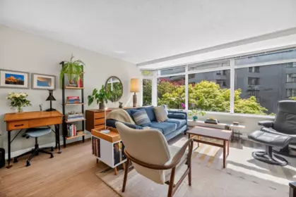 Kitchen Island Photo of 305 456 Moberly Road, Vancouver, BC