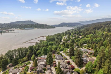 Aerial View of 380 Metta Street, Port Moody, BC