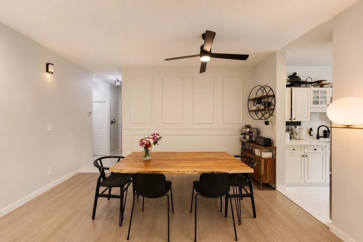 Dining Area Photo of 101 7108 Edmonds Street, Burnaby, BC