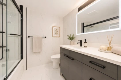 Primary Bathroom Photo of 101 7108 Edmonds Street, Burnaby, BC