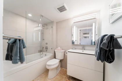 Guest Bathroom Photo of 602 1816 Haro Street, Vancouver, BC