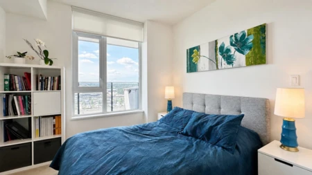 Bedroom 2 Photo of 1803 1401 Hunter Street, North Vancouver, BC