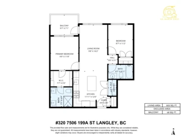 Guest Bathroom Photo of 320 7506 199a Street, Langley, BC