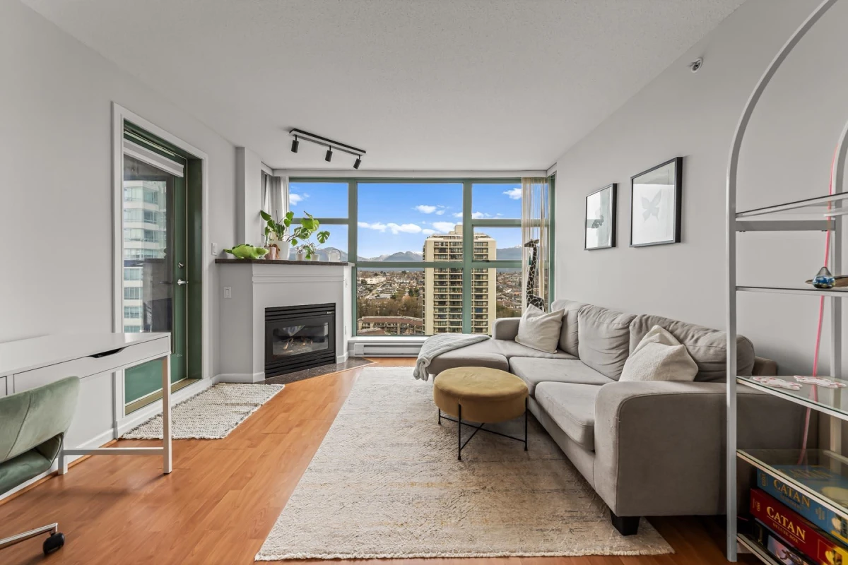 Living Room Photo of 2105 4398 Buchanan Street, Burnaby, BC