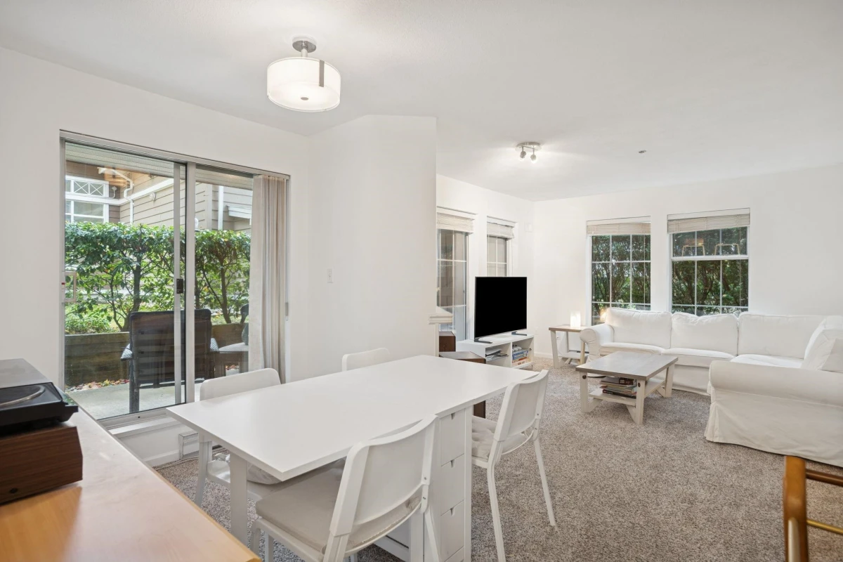 Dining Area Photo of 102 1199 Westwood Street, Coquitlam, BC