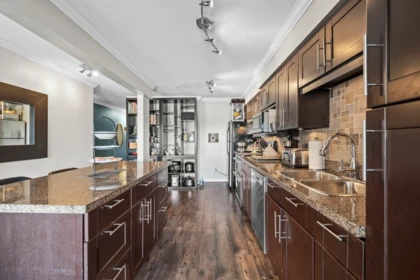 Kitchen Island Photo of 312 6 Renaissance Square, New Westminster, BC