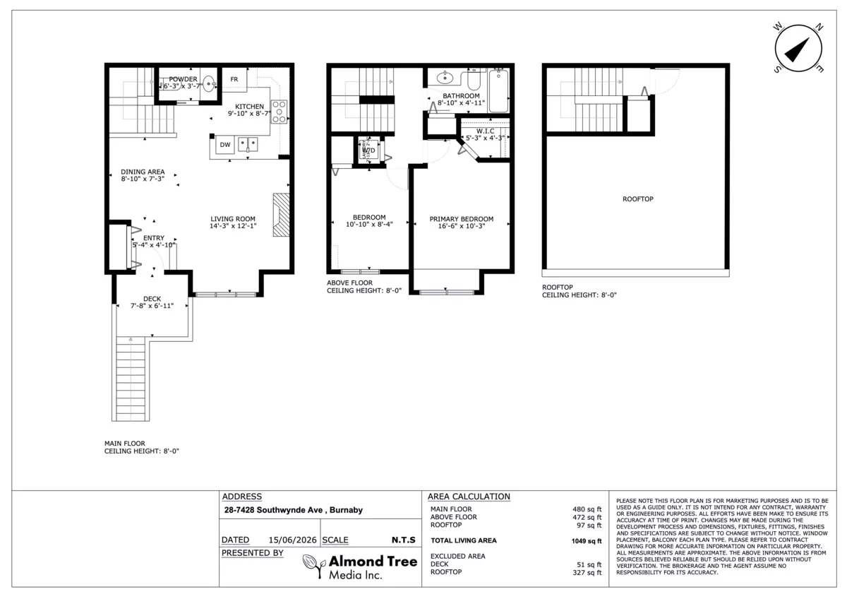 Exterior Rear Photo of 28 7428 Southwynde Avenue, Burnaby, BC