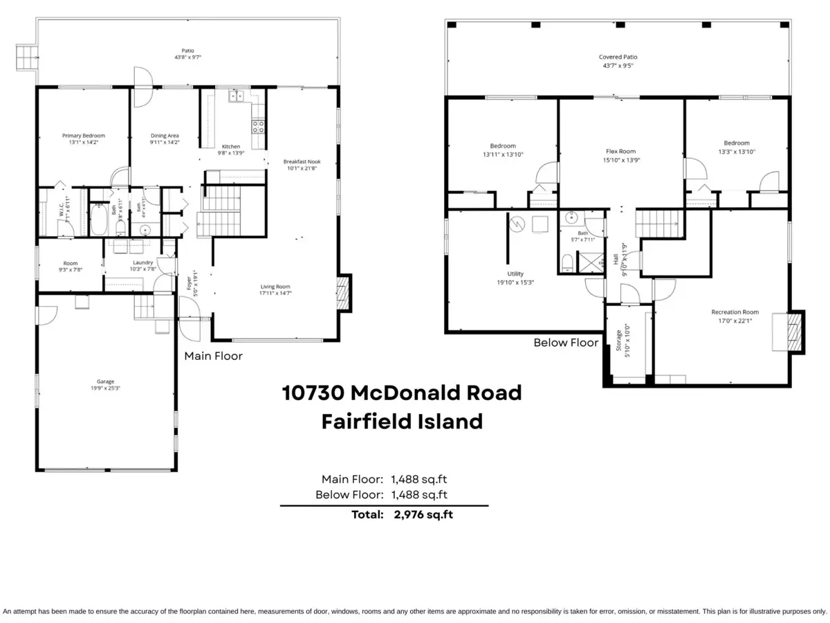Dining Area Photo of 10730 Mcdonald Road, Chilliwack, BC