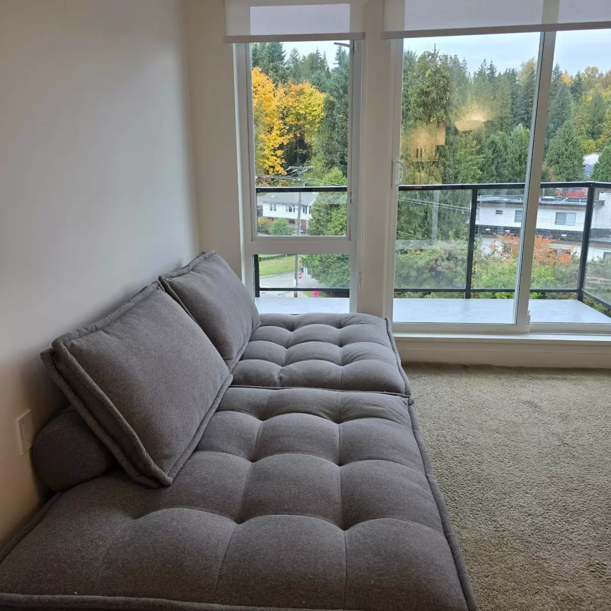 Living Room Photo of 406 1100 Clarke Road, Port Moody, BC