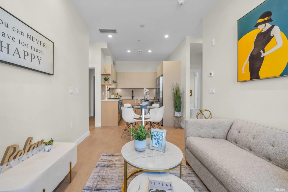 Family Room Photo of 103 8800 Spires Road, Richmond, BC
