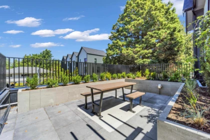 Outdoor Deck Photo of 103 8800 Spires Road, Richmond, BC