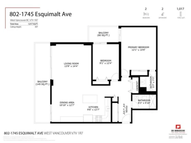 Hot Tub / Spa Photo of 802 1745 Esquimalt Avenue, West Vancouver, BC