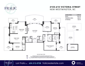 Exterior Rear Photo of 2103 610 Victoria Street, New Westminster, BC