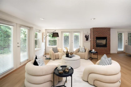Basement Recreation Room Photo of 3420 Rockview Place, West Vancouver, BC