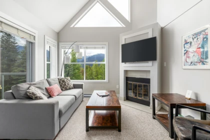 Living Room Photo of 316 4749 Spearhead Drive, Whistler, BC