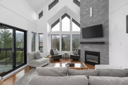 Living Room Photo of 302 3212 Blueberry Drive, Whistler, BC